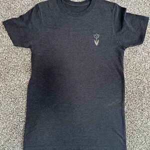 Dutch Bros Dark Charcoal Short Sleeve Tee with Small Chest Logo